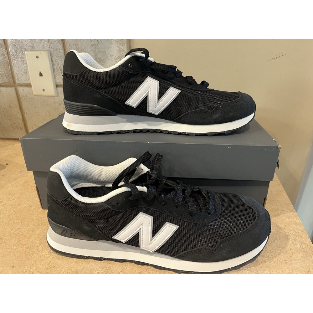 New Balance 515 Classics Shoes Men's 12 Wms 13.5 Black Low Top ML515BLK Sneakers